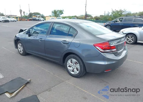 2013 Honda Civic Lx from USA, damaged, VIN 2HGFB2F53DH586540